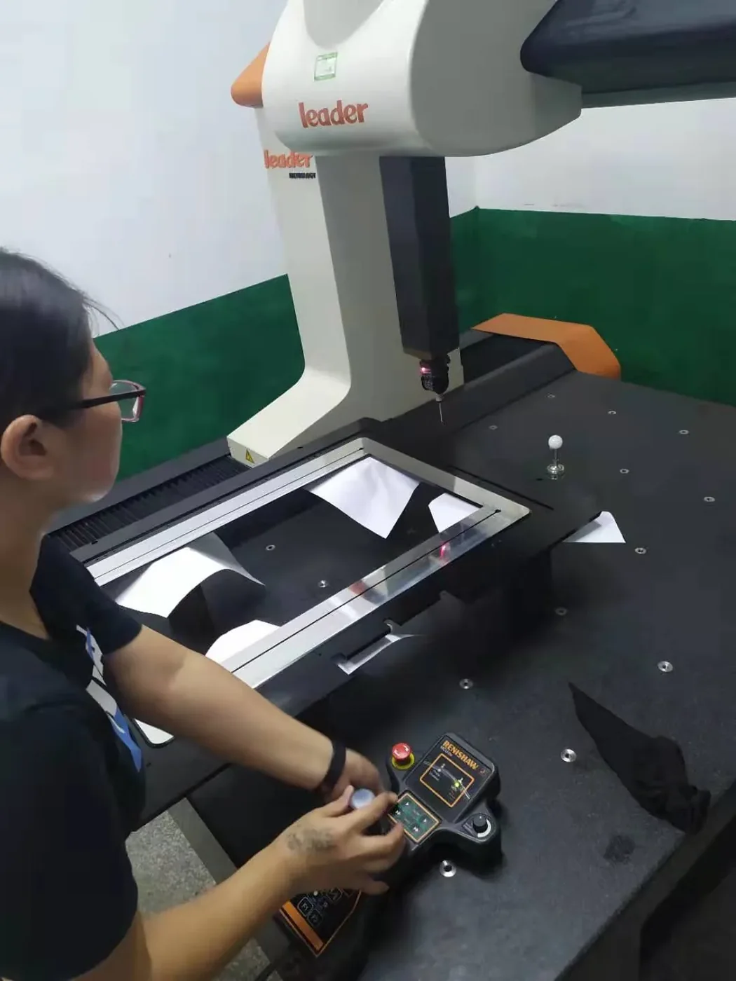 CMM inspection of a large 3D printer structural component