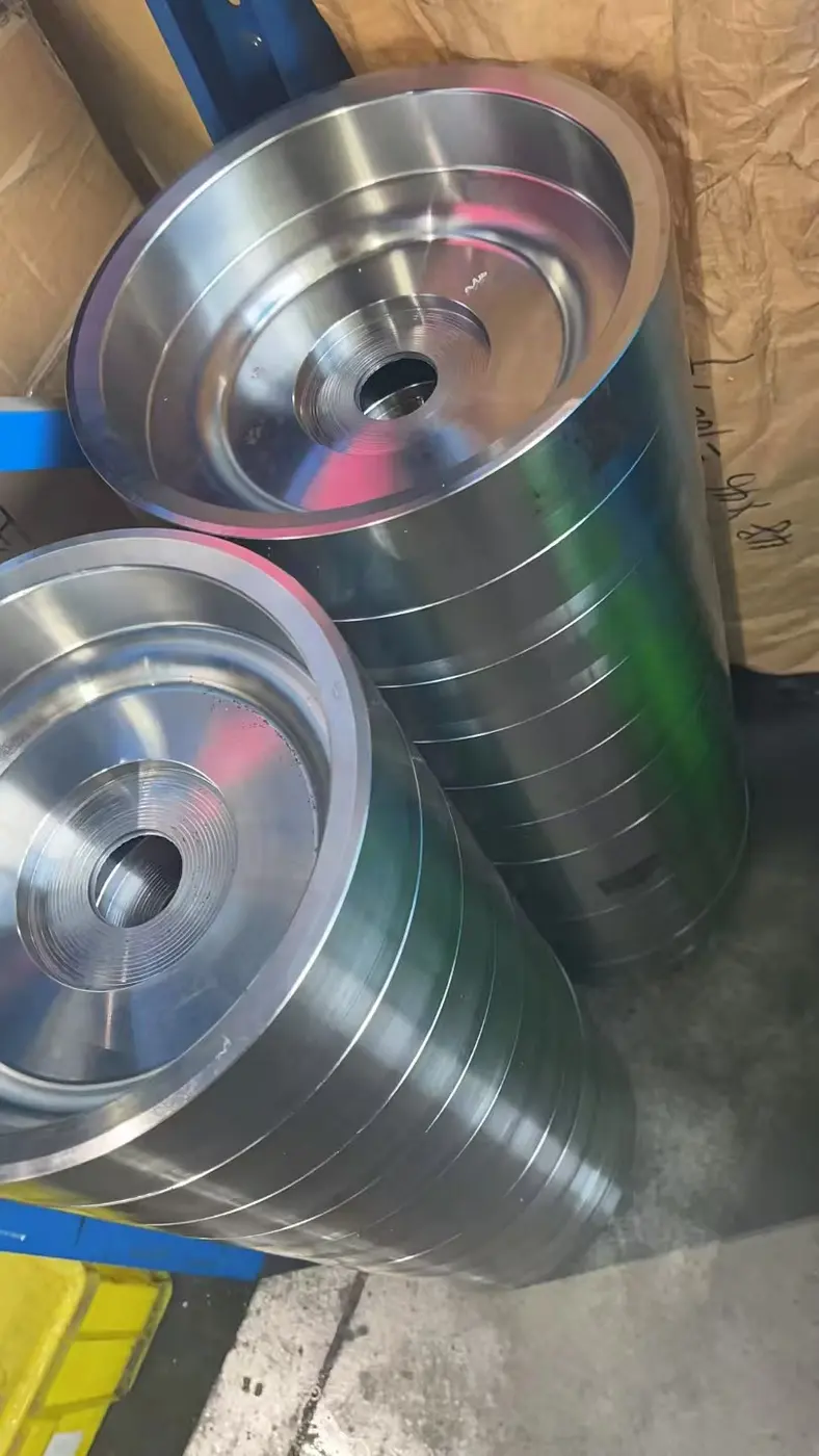 Fan-drive pulley bodies CNC-turned directly from solid stock