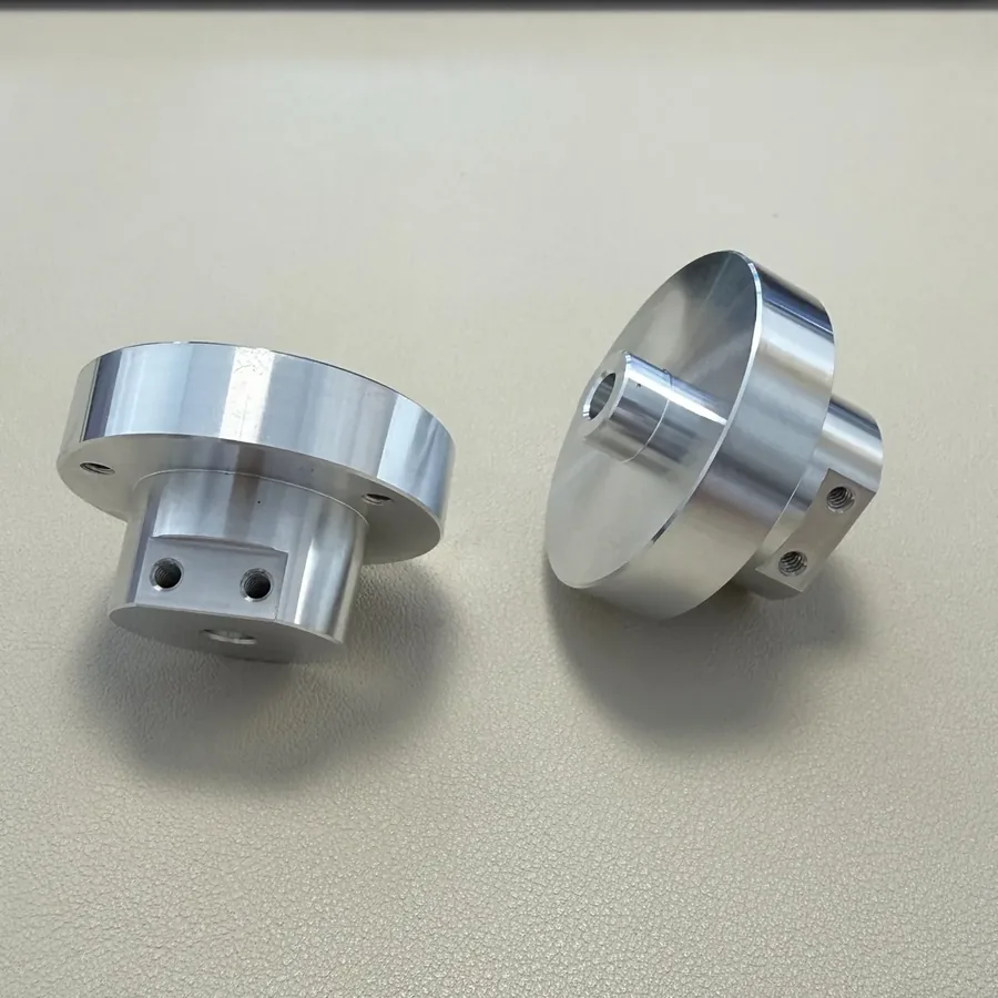 CNC machined aluminum housing example