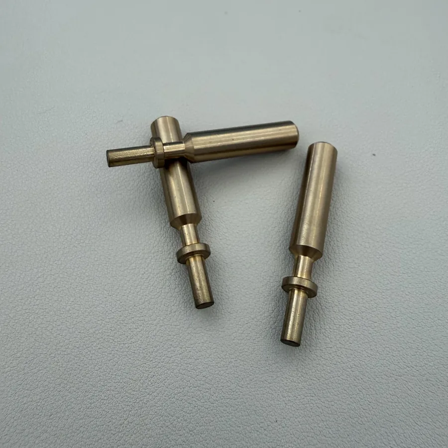 Brass Shaft produced by Swiss-type CNC machining